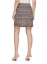 Back View - Click To Enlarge - BRUNO MANETTI - Wool Blend Tweed Mini Skirt