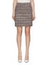 Main View - Click To Enlarge - BRUNO MANETTI - Wool Blend Tweed Mini Skirt