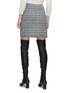 Back View - Click To Enlarge - BRUNO MANETTI - Wool Tweed Mini Skirt