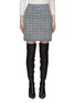 Main View - Click To Enlarge - BRUNO MANETTI - Wool Tweed Mini Skirt