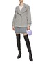 Figure View - Click To Enlarge - BRUNO MANETTI - Wool Tweed Mini Skirt