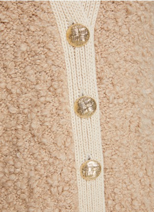  - BRUNO MANETTI - Wool Bouclé Knit Cardigan