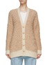 Main View - Click To Enlarge - BRUNO MANETTI - Wool Bouclé Knit Cardigan