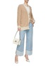 Figure View - Click To Enlarge - BRUNO MANETTI - Wool Bouclé Knit Cardigan