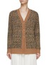 Main View - Click To Enlarge - BRUNO MANETTI - V-Neck Tweed Cardigan