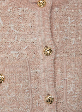  - BRUNO MANETTI - Wool Tweed Knit Cardigan