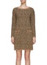 Main View - Click To Enlarge - BRUNO MANETTI - Crewneck Tweed Mini Dress