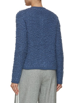 Back View - Click To Enlarge - BRUNO MANETTI - Boucle Knit Cardigan