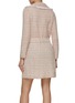Back View - Click To Enlarge - BRUNO MANETTI - Belted Wool Tweed Knit Coat