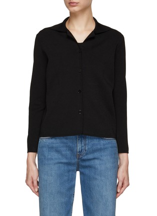 Main View - Click To Enlarge - THE ROW - Cyrus Wing Collar Cardigan
