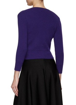 Back View - Click To Enlarge - THE ROW - Cael V-Neck Sweater
