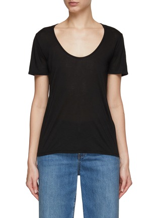 Main View - Click To Enlarge - THE ROW - Stilton Scoop Neck T-Shirt