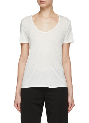 Main View - Click To Enlarge - THE ROW - Stilton Scoop Neck T-Shirt