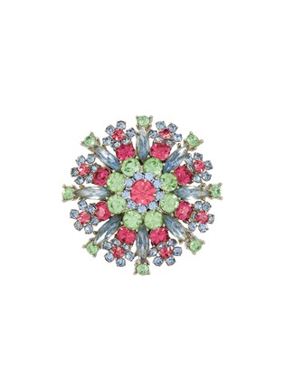 Main View - Click To Enlarge - LANE CRAWFORD VINTAGE ACCESSORIES - Diamante Flower Brooch