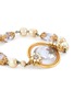 Detail View - Click To Enlarge - LANE CRAWFORD VINTAGE ACCESSORIES - Gold Tone Faux Pearl Glass Bracelet