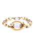 Main View - Click To Enlarge - LANE CRAWFORD VINTAGE ACCESSORIES - Gold Tone Faux Pearl Glass Bracelet