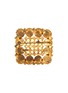 Figure View - Click To Enlarge - LANE CRAWFORD VINTAGE ACCESSORIES - Gold Tone Diamante Square Brooch