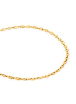 Detail View - Click To Enlarge - LANE CRAWFORD VINTAGE ACCESSORIES - 14K Gold Plated Double Round Chain Necklace
