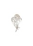 Figure View - Click To Enlarge - LANE CRAWFORD VINTAGE ACCESSORIES - Gold Tone Diamante Leaf Brooch
