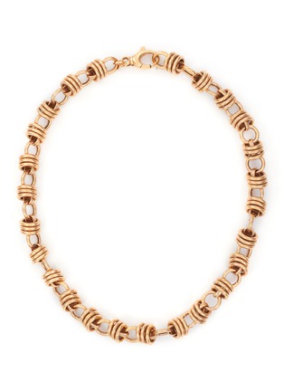 Main View - Click To Enlarge - LANE CRAWFORD VINTAGE ACCESSORIES - Gold Bronze Chunky Chain
