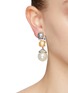 LANE CRAWFORD VINTAGE ACCESSORIES - Faux Pearl Diamante Drop Earrings