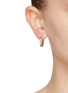 Figure View - Click To Enlarge - LANE CRAWFORD VINTAGE ACCESSORIES - Gold Tone Multicolour Stone Earrings