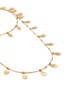 Detail View - Click To Enlarge - LANE CRAWFORD VINTAGE ACCESSORIES - Gold Tone Dangling Leaves Necklace
