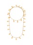Main View - Click To Enlarge - LANE CRAWFORD VINTAGE ACCESSORIES - Gold Tone Dangling Leaves Necklace