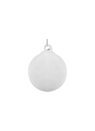 Main View - Click To Enlarge - SHISHI - Flocked Glass Ball Ornament