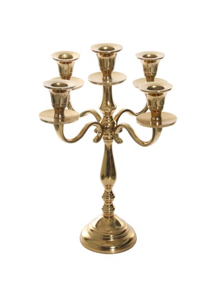 Main View - Click To Enlarge - SHISHI - Brass Candle Holder — Gold