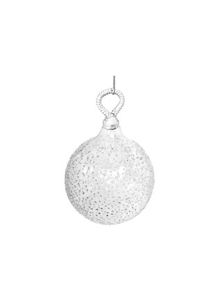 Main View - Click To Enlarge - SHISHI - Iced Glass Ball With Hook Ornament