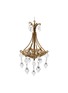 Main View - Click To Enlarge - SHISHI - Chandelier Glass Charm Ornament — Gold