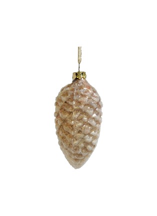 Main View - Click To Enlarge - SHISHI - Iced Pine Cone Glass Ornament