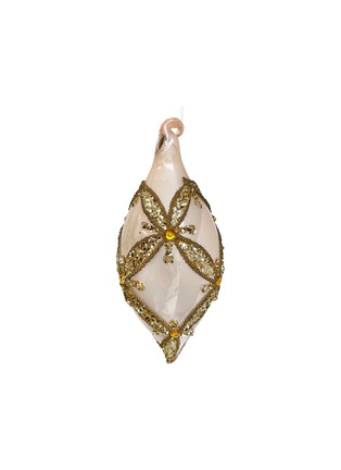 Main View - Click To Enlarge - SHISHI - Glass Drop Beaded Ornament — Shiny Pink Gold