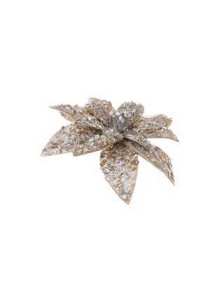 Main View - Click To Enlarge - SHISHI - Sequin Flower Poinsettia — Champagne