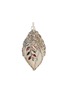 Main View - Click To Enlarge - SHISHI - Gem Leaves Beaded Glass Drop Ornament — Transparent