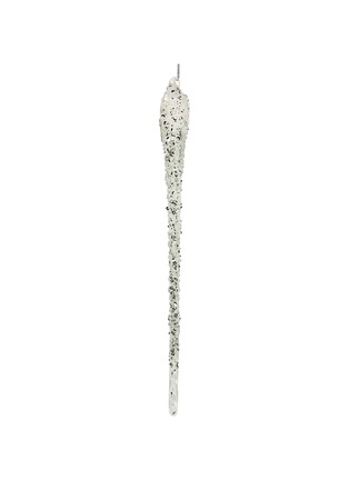 Main View - Click To Enlarge - SHISHI - Glitter Embellished Glass Icicle Ornament