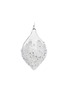 SHISHI - Tinsel Rhinestone Glass Drop Ornament — Clear