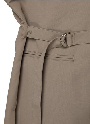  - RE: BY MAISON SANS TITRE - Shoulder Design Flat Lapel Double Breasted Shirt