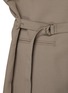  - RE: BY MAISON SANS TITRE - Shoulder Design Flat Lapel Double Breasted Shirt