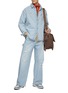 Figure View - Click To Enlarge - ERL - X Levi's Stay Loose Jeans With Side Strap
