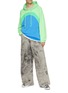 Figure View - Click To Enlarge - ERL - Rainbow Fleece Hoodie