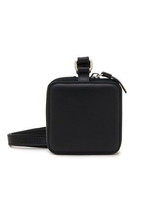 Main View - Click To Enlarge - BONASTRE - Leather Wallet with Neck Strap