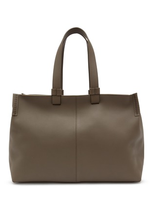 Main View - Click To Enlarge - BONASTRE - T Leather Tote Bag