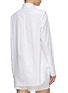 Back View - Click To Enlarge - HOMMEGIRLS - Logo Embroidered Cotton Shirt