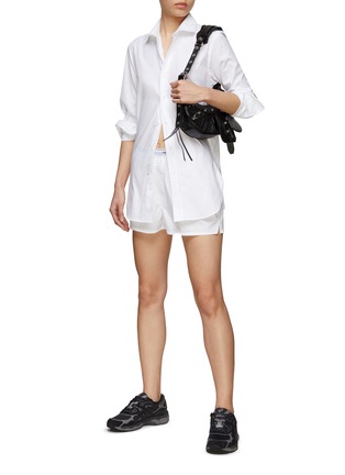 HOMMEGIRLS | Logo Embroidered Cotton Shirt