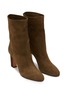 Detail View - Click To Enlarge - AQUAZZURA - Mazoni 85 Suede Boots