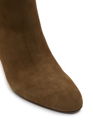 Detail View - Click To Enlarge - AQUAZZURA - Mazoni 85 Suede Boots