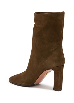  - AQUAZZURA - Mazoni 85 Suede Boots
