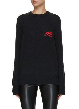 Main View - Click To Enlarge - RAG & BONE - Love Logo Embroidered Top